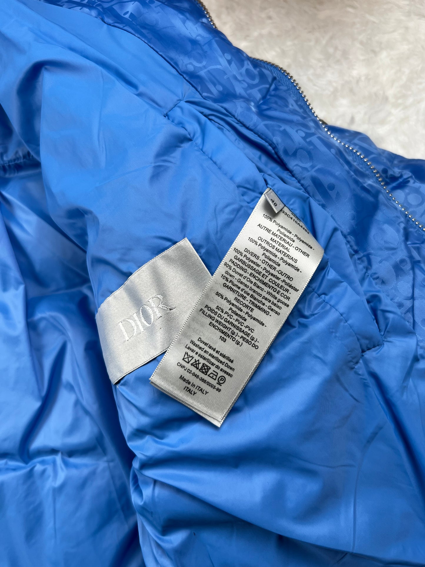 Dior Blue Oblique jacket