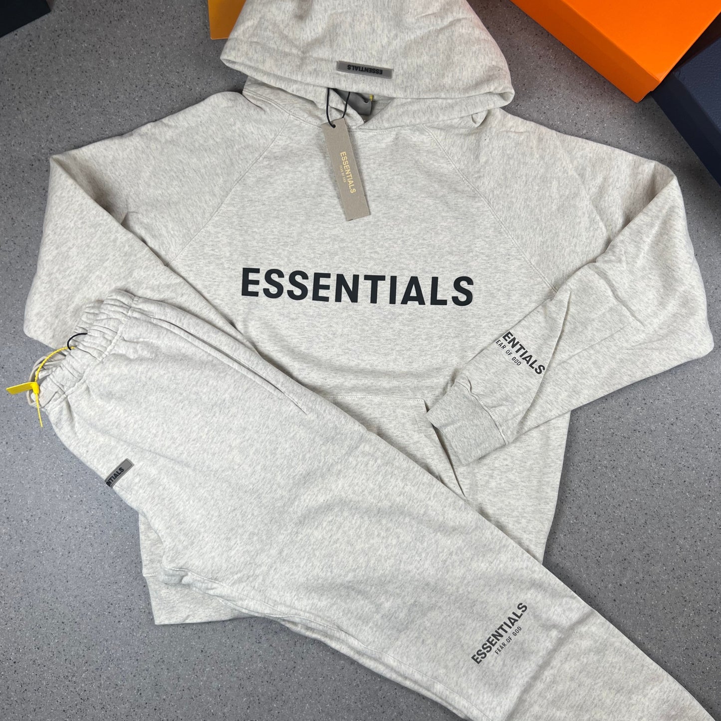 Light Grey Essentials FOG tracksuit