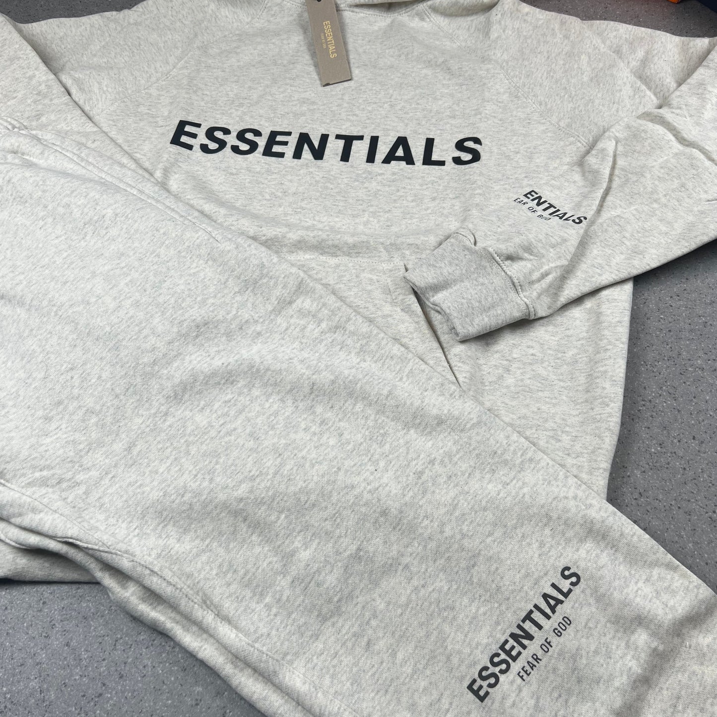 Light Grey Essentials FOG tracksuit