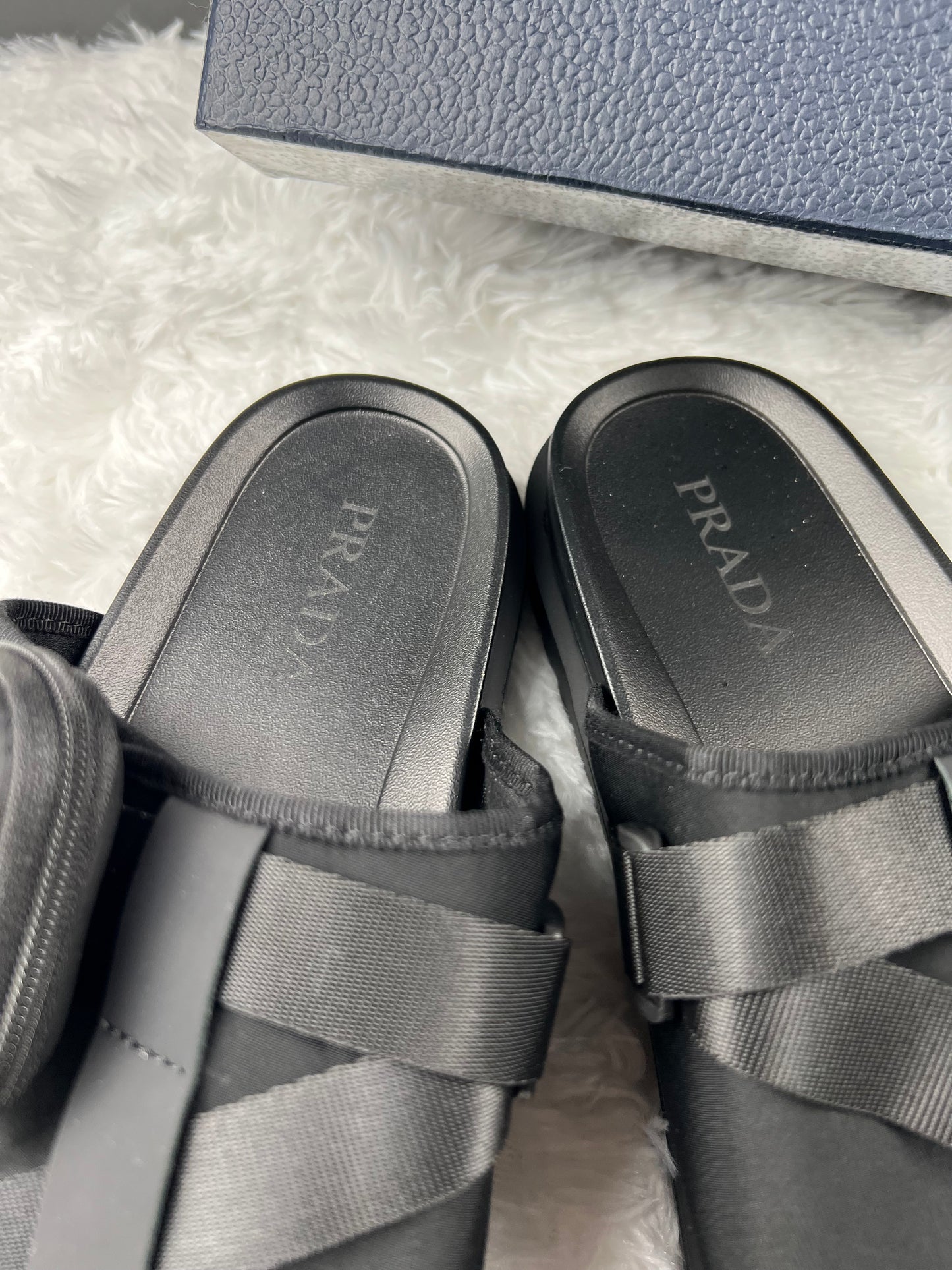 Men Prada slides