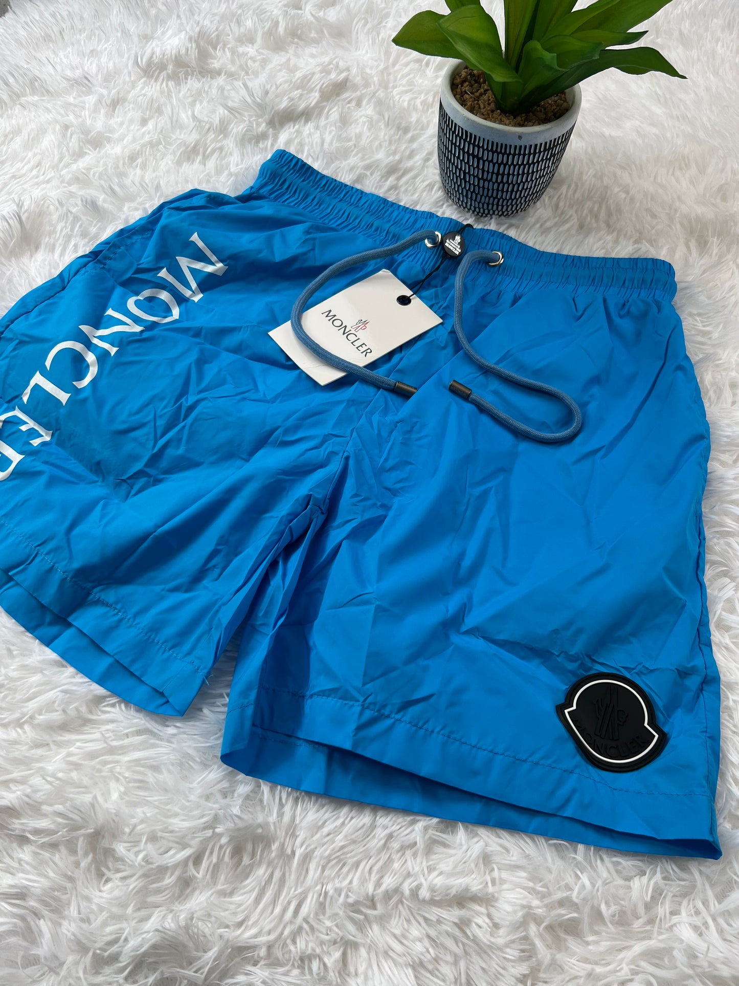 Moncler blue shorts