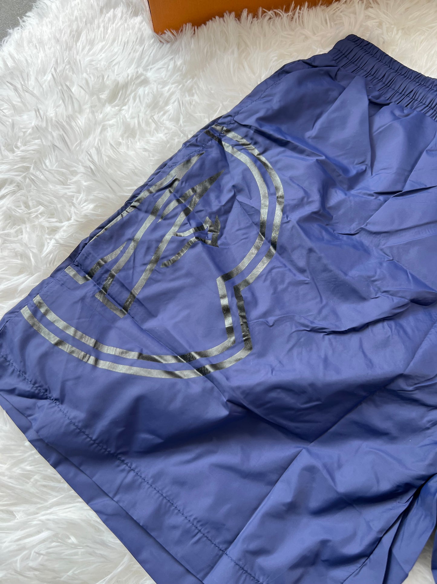 Moncler blue shorts