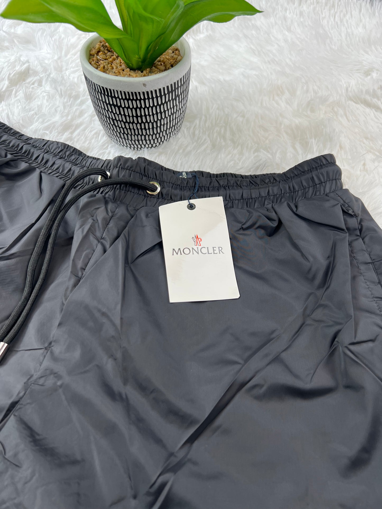 Moncler black shorts