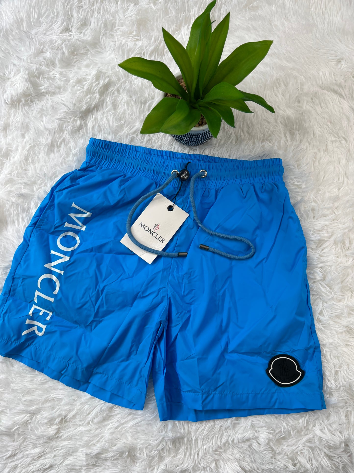 Moncler blue shorts