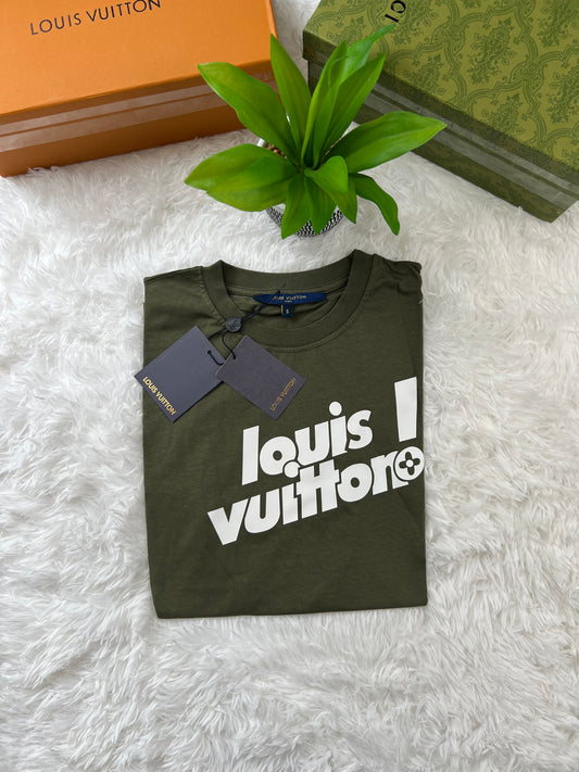 LV khaki T-shirt