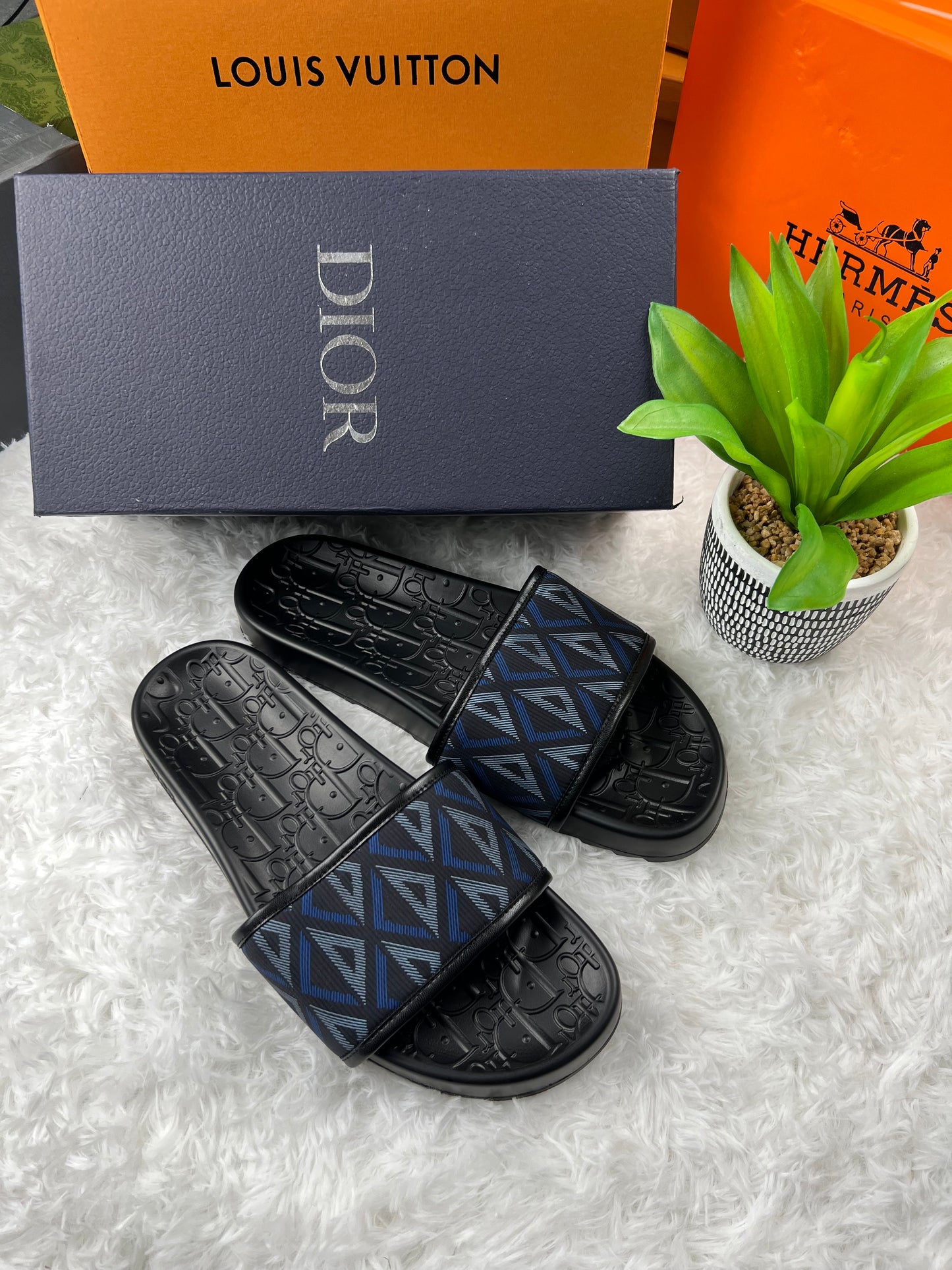 Men Dior CD sliders