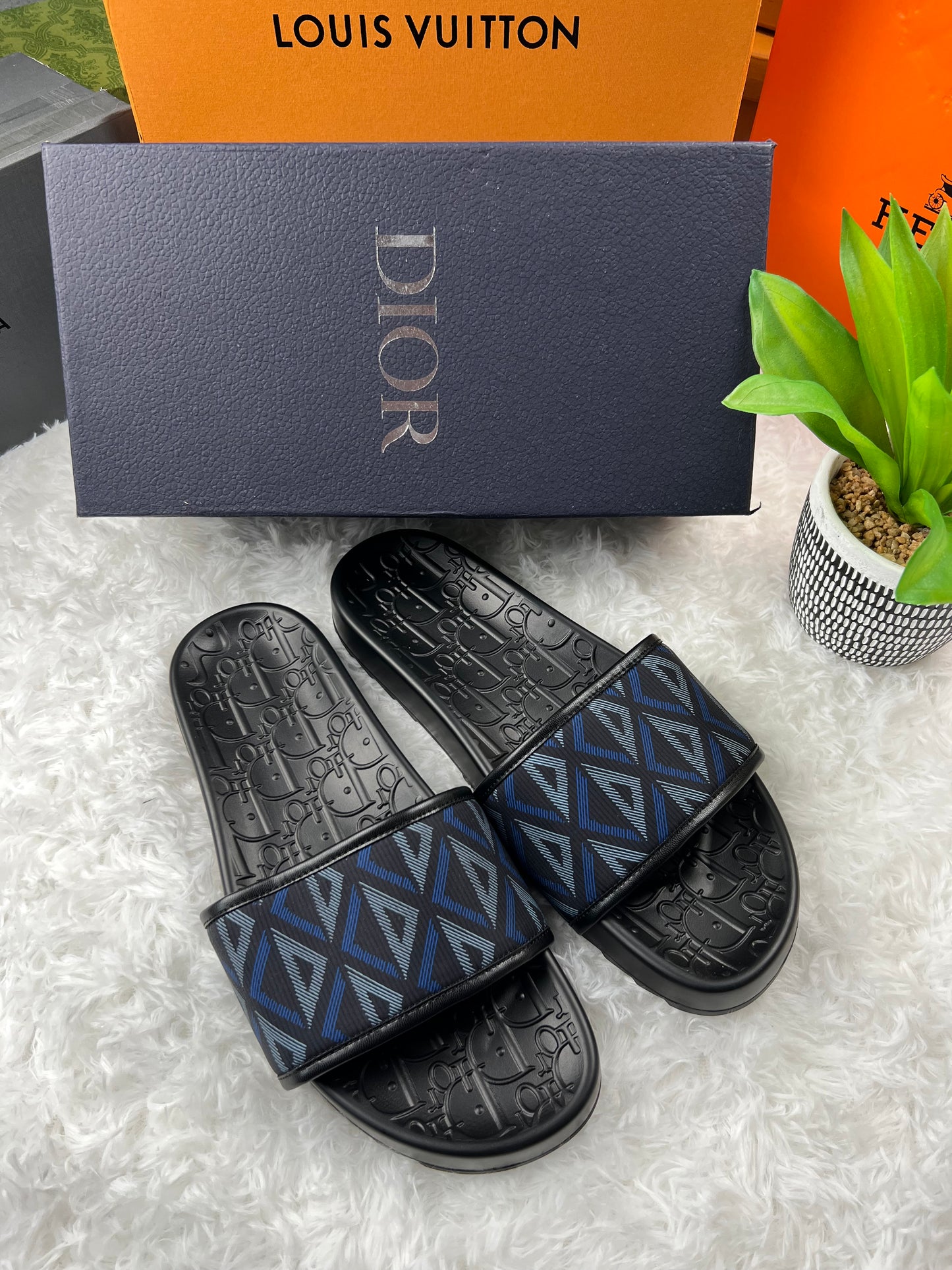 Men Dior CD sliders