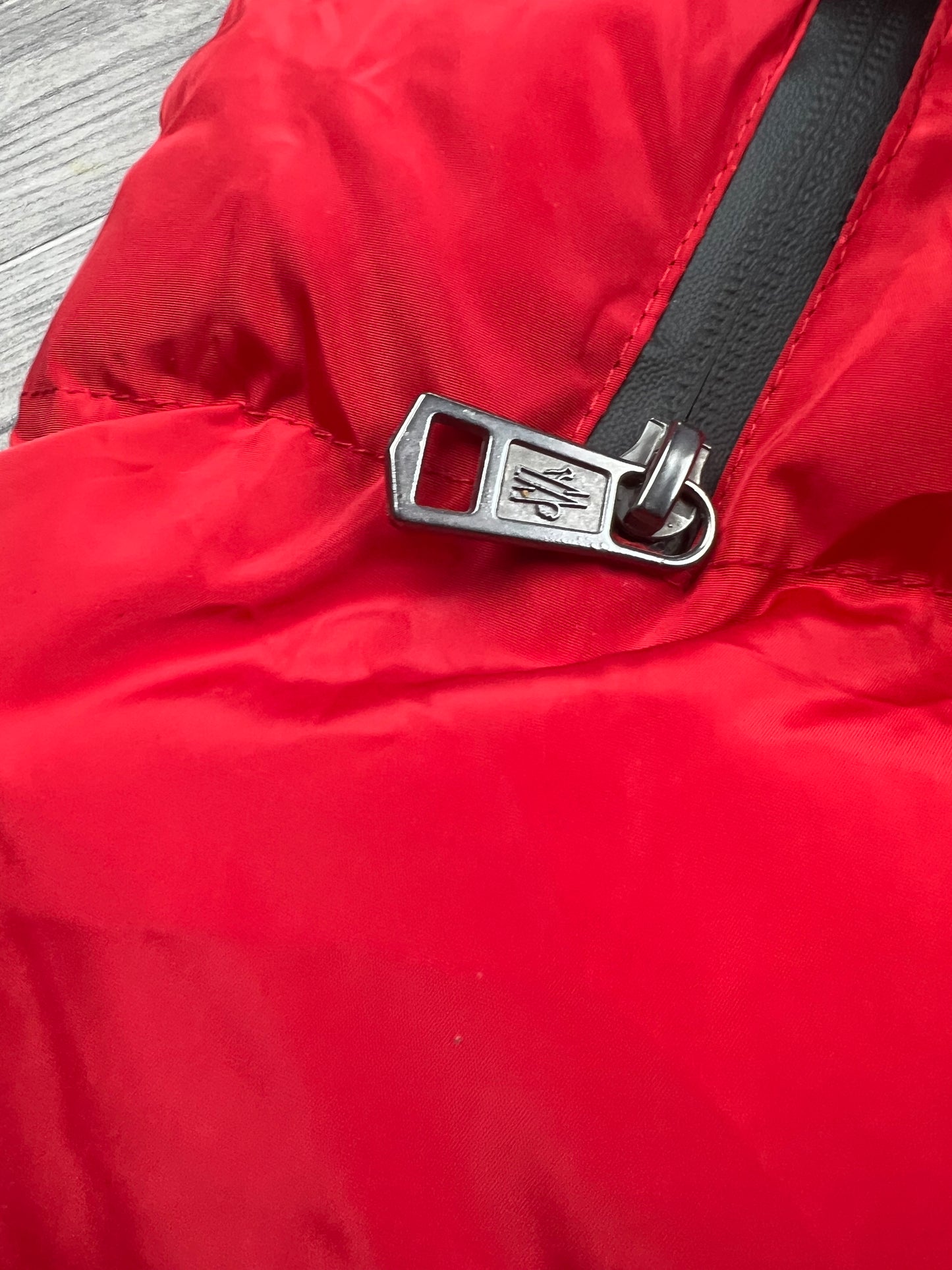 Moncler red coat